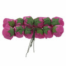 144pcs 2CM PE Rose Foam Mini Flower Bouquet Solid Color/wedding decoration