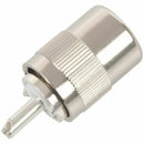 5X(UHF PL259 SO239 male twist-on connector RFC400 RG8 RF Coaxial adapter coX7H2)