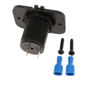 Socket Charger, 12V Power Outlet Cigarette Lighter Socket, Triple Function Panel