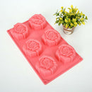 6 cavity Silicone Mold Circle Cake Chocolate Soap Mold Frozen Microwave OveSEAU