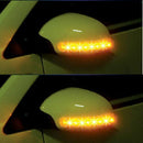 New Car 2x Amber SMD 13LED 12V Rearview Side Mirror Turn Signal Lights Tide