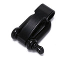 2pcs black zinc alloy buckle adjustable clip survival bracelet paracord JR