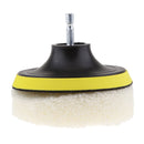 Pack of 2 Power Scrub Brush Drill Cleaning Brush with Scouring Pads for Bathroom