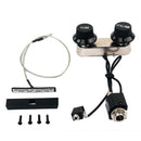 Violin Piezo Pickup Transducer Set for Electric Violin Replacement Parts