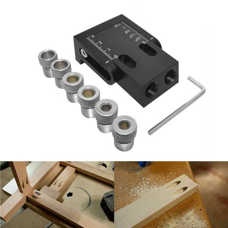 1 set Drilling Guide Woodworking Angle Holes Locator Punching Locat 15 Degree