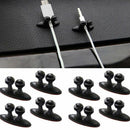 New 8x Car Charger Line Headphone/USB Cable Car Clip Interior Accessories Hot