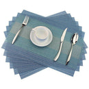 Placemat,Washable Cross-Weave Non-Slip Insulation Placemat Table Mat Set Of