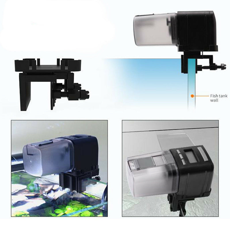 Digital Auto Automatic Aquarium Feeder LCD Display Intelligent Automatic