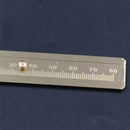 Mini 80mm Solid Brass Sliding Gauge Vernier Caliper Ruler Pocket Measuring Tools