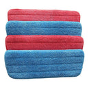 4 Pack Microfiber Mop Replacement Heads ,Flat Mop Replacement Cloth,for Wet