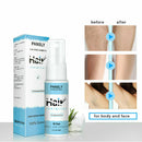 100% Natural Permanent Hair Removal Spray Stop Hair Growth Inhibitor Remover--