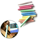 12pcs/Lot Chalk Pen Drawing Chalks For School Blackboard 6 Colors_Station