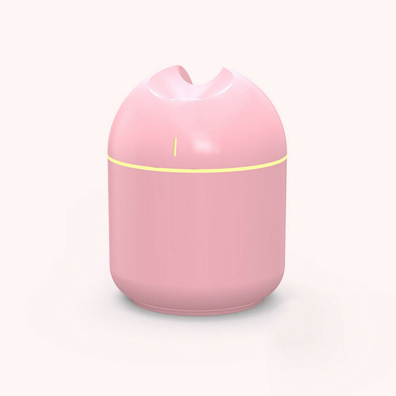 2 Modes Mist Spraying Air Humidifier Aroma Essential Oil Diffuser (Pink) A