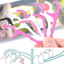 250Pcs Dental Floss Picks Waxed Teeth Toothpicks Stick Sword Oral Tooth CarB TE