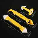 Caulking Tool Kit,Yellow Silicone Sealant Finishing and Replace Removal Too