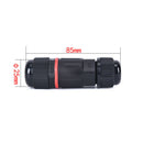 Cable Connector Waterproof IP68 16A Electrical Wire Sealed 3 pin Wire Connector-