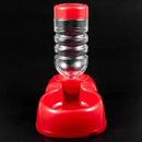 Pet Dog Cat Water Drinking Feeding Fountain Bottle Red B1W1