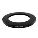 77mm-52mm 77mm to 52mm Black Step Down Ring Adapter for Camera Q5D3