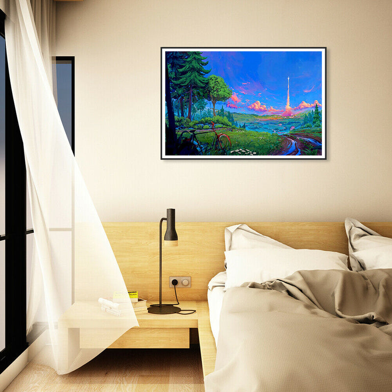 1000pcs DIY Natural Rural Jigsaw Paper Cartoon Puzzle Toys Decoration Gift