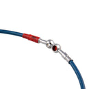 1 x Motorcycle Brake Oil Hose Tube Line Fitting steel wire Universal Usef ZLW