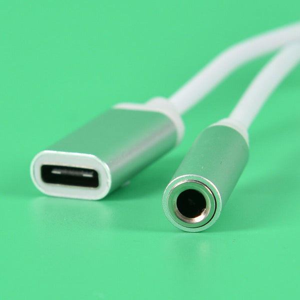 Audio Splitter Converter Adapter Cable USB Type-C To 3.5mm Jack AUX Headphone FT