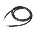 50cm 20" Men & Women Black Rubber Cord Necklace String Cord Chain 3mm