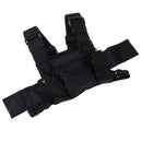 3 Pocket chest pack bag harness for walkie talkie radio-PN FT
