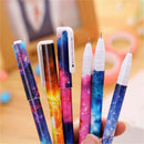 6 Pcs Beautiful Starry Sky Pattern Gel Pen for School Office Writing Statione 3C
