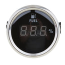 2" / 52mm 12V Car Boat Fuel Level Gauge Meter Black w/ Fuel Sensor Sender Kit