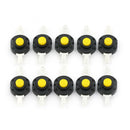 10pcs Flashlight Switches DC 12V 0.5A Self-locking Micro Push Button Switch A Ew