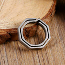 Titanium Alloy Carabiner Hanging Buckle Key Ring Quickdraw New NEW Keychain P1W3