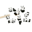 3x Cute Mini Panda Porcelain Ceramic Chopstick Rest Rack Holder Stand Tray M3C