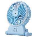 Hot Water Mist Fan for Summer Usb Rechargeable Humidifier Fan with Lithium