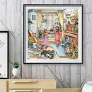 5D DIY Full Drill Diamond Painting Girl Embroidery Mosaic Kit Home Decor