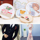 5pcs/set Embroidery Hoops Circle Cross Stitch Bamboo Ring Sewing Frame Art NLD