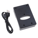 4 Slot LED Battery Charger for AA AAA Rechargeable NIMH NiCd Batteries Black