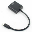 USB3.1 Type C to VGA Adapter Cable USB-C Male To VGA Female Video Transfer