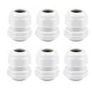 6 Pcs PG21 13-18mm Dia Wire Connector Cord Grip Waterproof Cable Gland L8E9