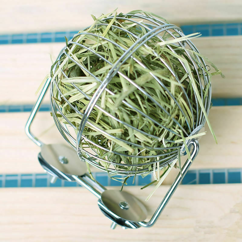 Hay Manger Food Ball For Guinea Pig Hamster Rat Rabbit Fun N3Z3