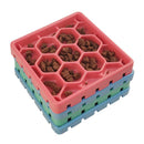 4Pcs Portable Pet Dog Puppy Bowls Non-Slip Suction Cups Design Food Feeder Effic