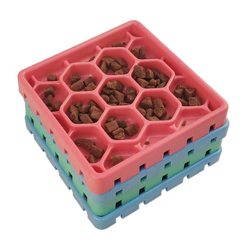 4Pcs Portable Pet Dog Puppy Bowls Non-Slip Suction Cups Design Food Feeder Effic