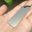Diamond Stone Steel Pocket Fishing Hook Camping Sharpener Key RingP V3V3
