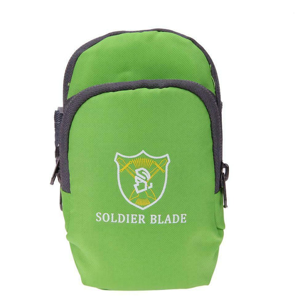 Sports Running Jogging Gym Armband Bag Case Cover Holder(Green) A#S