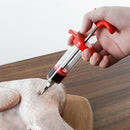 Marinade Injector Flavor Syringe Cook Meat Poultry Turkey Chicken BBQ 1pc