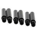 6Pcs Universal Bike Bicycle Presta Valve Extender Extension Cap 40mm Black