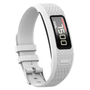 Multicolor Large Wrist Strap Replacement for Garmin Vivofit 1/2 (White)