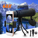 40x60 Zoom Monocular HD Telescope-Telephoto-Camera Holder Phone CL Lens Tr B0C5