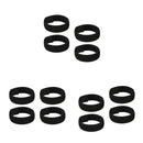 Pack of 15 No-Crow Rooster Collar (18x2cm/ Black Colors)