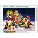 Diy Diamond Painting Embroidery Cross Stitch Santa Claus For Christmas Gift