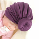 1 PC Fashion Donut Baby Hat Newborn Elastic Cotton Baby Beanie Cap Multicol